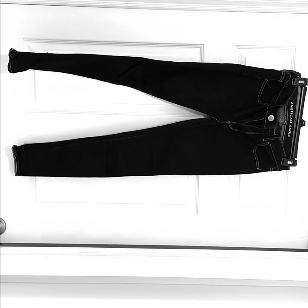 American Eagle high rise skinny jeggings super stretch dark wash denim